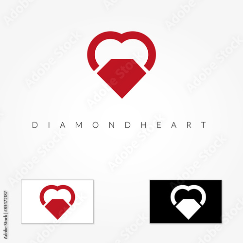 Diamond heart