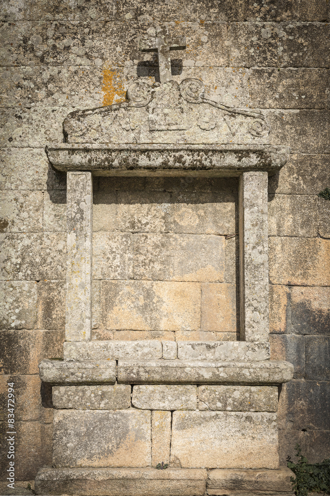 outdoor medieval altar of the Christian church in Sortelha outdoor medieval altar of the Christian church in Sortelha