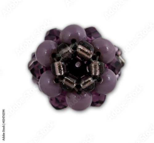Black and purple crystal cl...