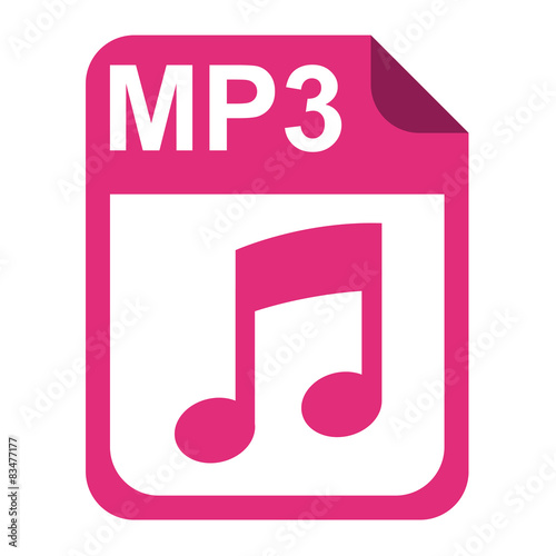 Icono extension MP3 photo