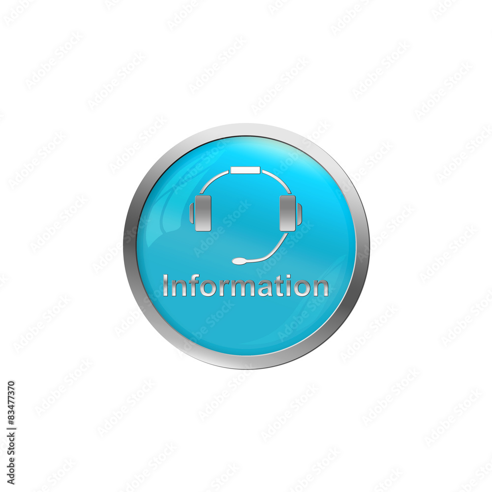 Button Türkis - Information Button Türkis - Information