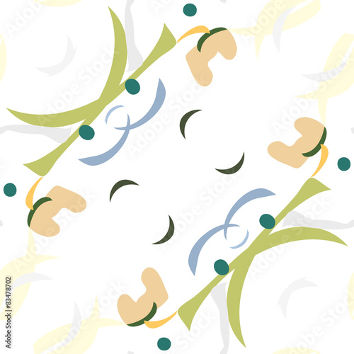 Abstract Green and Blue Pattern