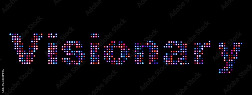 Visionary led text Visionary led text