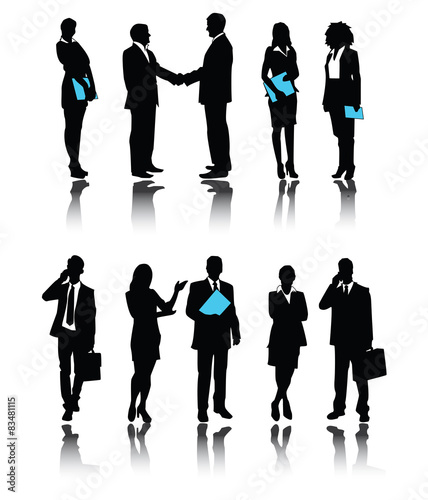 business people -silhouette 