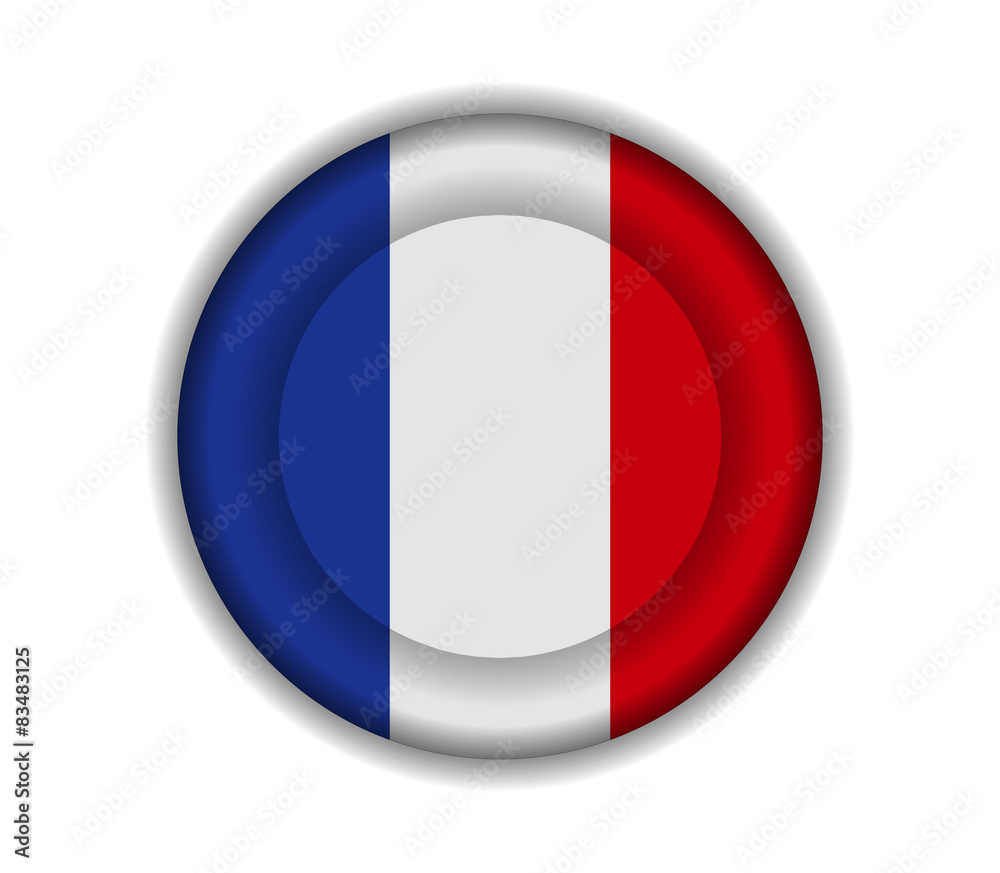 button flags france