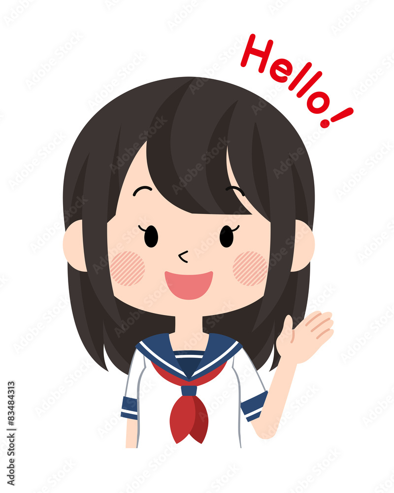 女子・学生〈セーラー服・夏〉2 女子・学生〈セーラー服・夏〉2