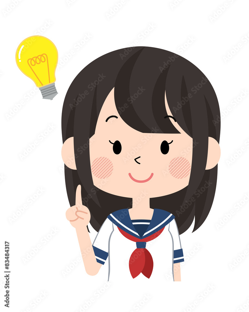 女子・学生〈セーラー服・夏〉3 女子・学生〈セーラー服・夏〉3