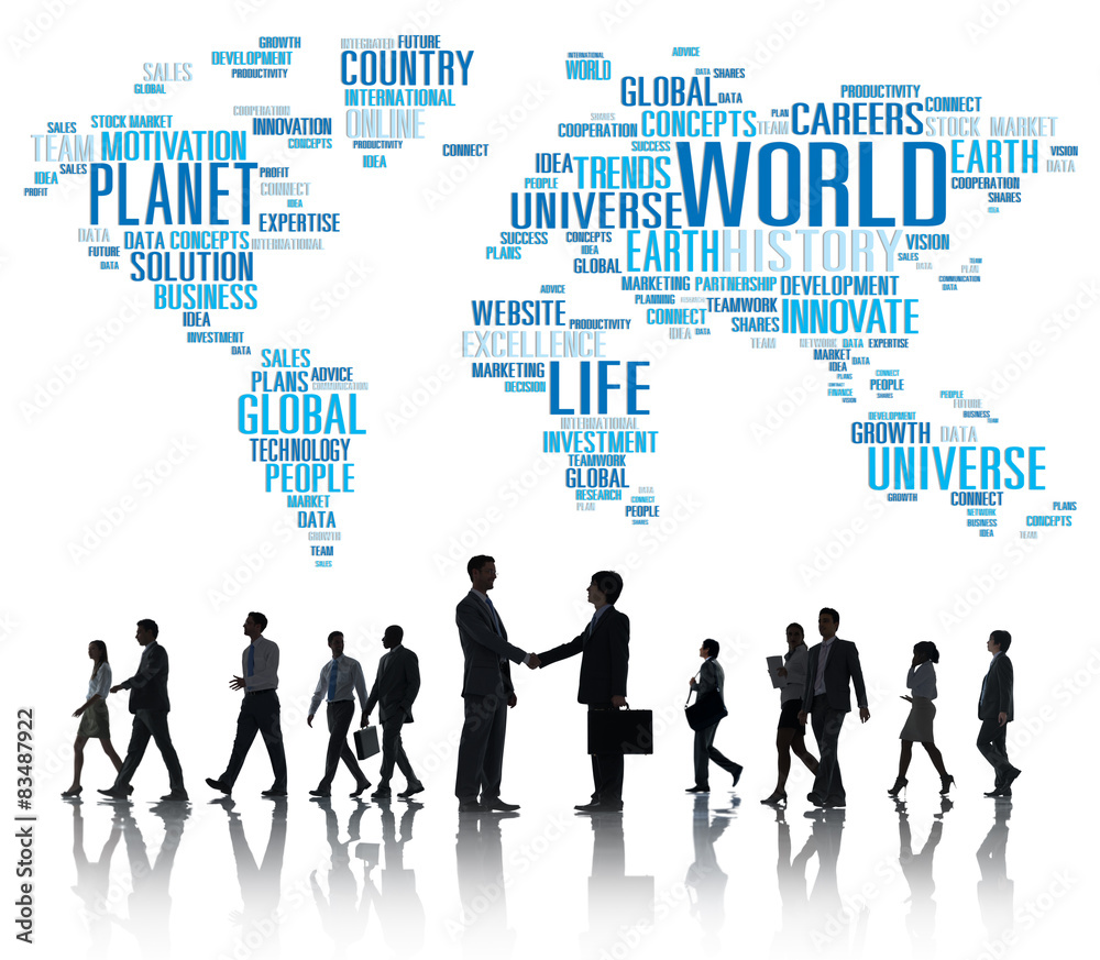 World Globalization International Life Planet Concept World Globalization International Life Planet Concept