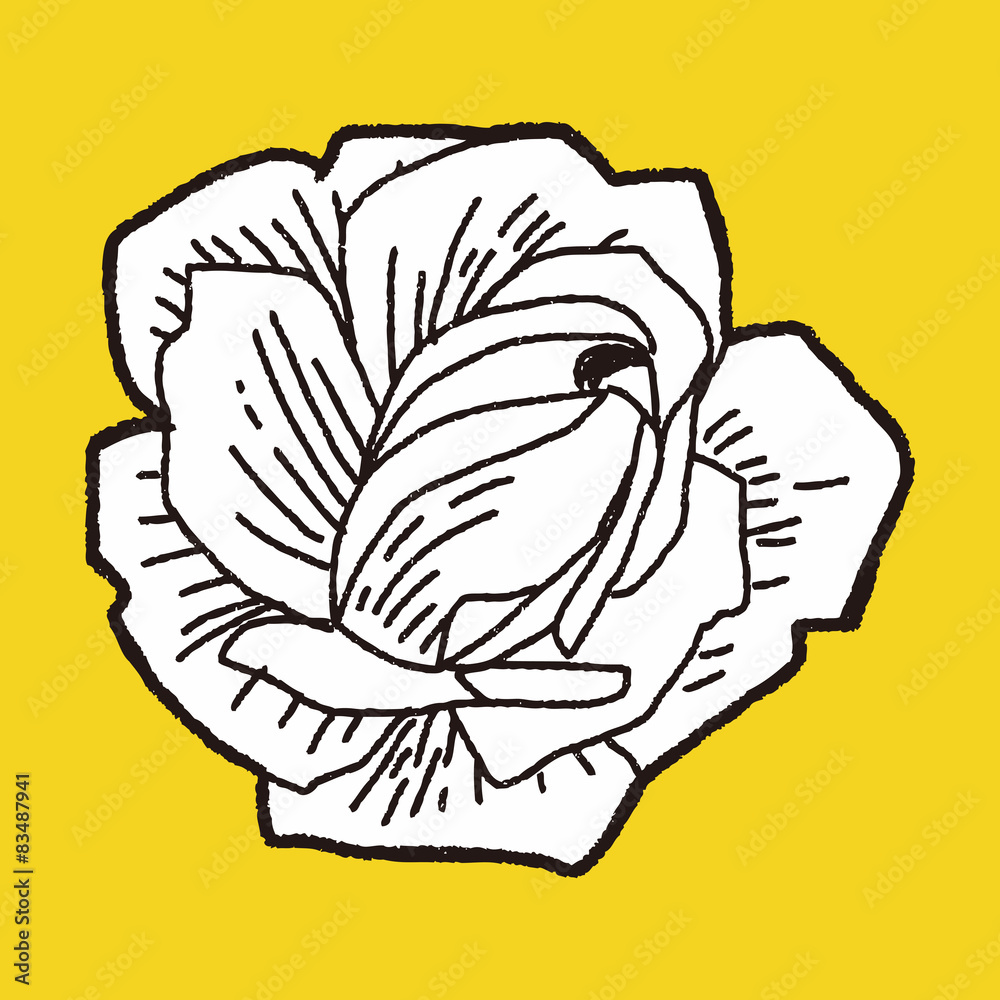 Fototapeta premium flower doodle