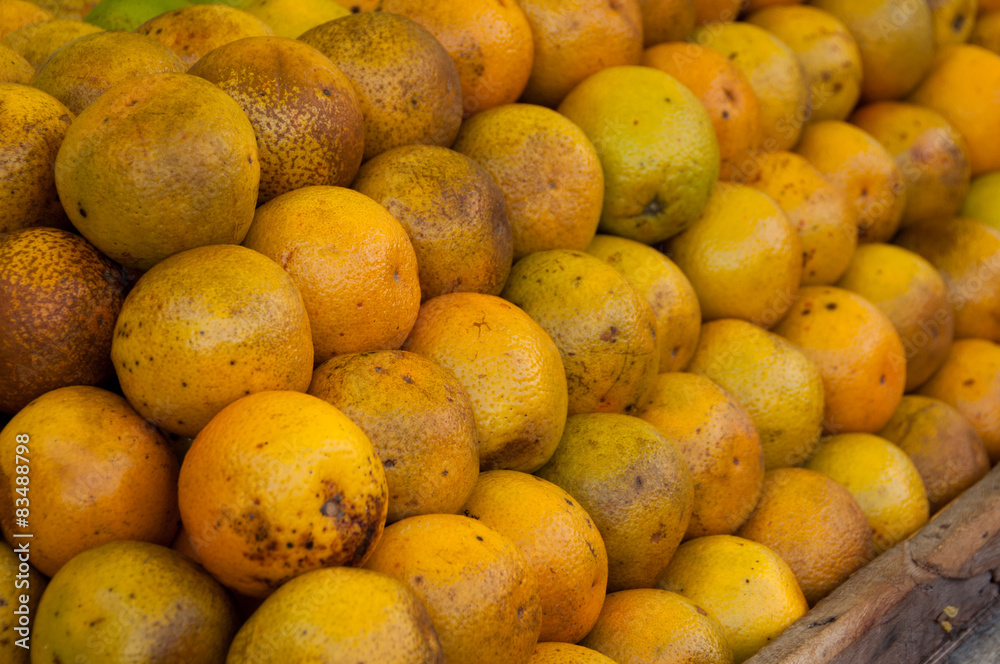 Fresh Oranges for Sale at the Market in Rio de Janeiro Fresh Oranges for Sale at the Market in Rio de Janeiro