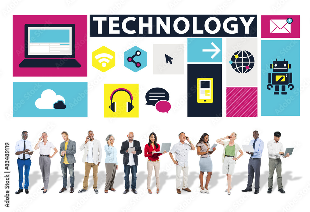 Technology Social Media Networking Online Digital Concept