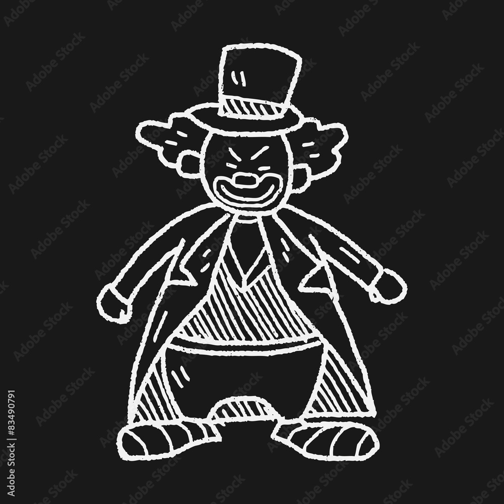 clown doodle drawing clown doodle drawing
