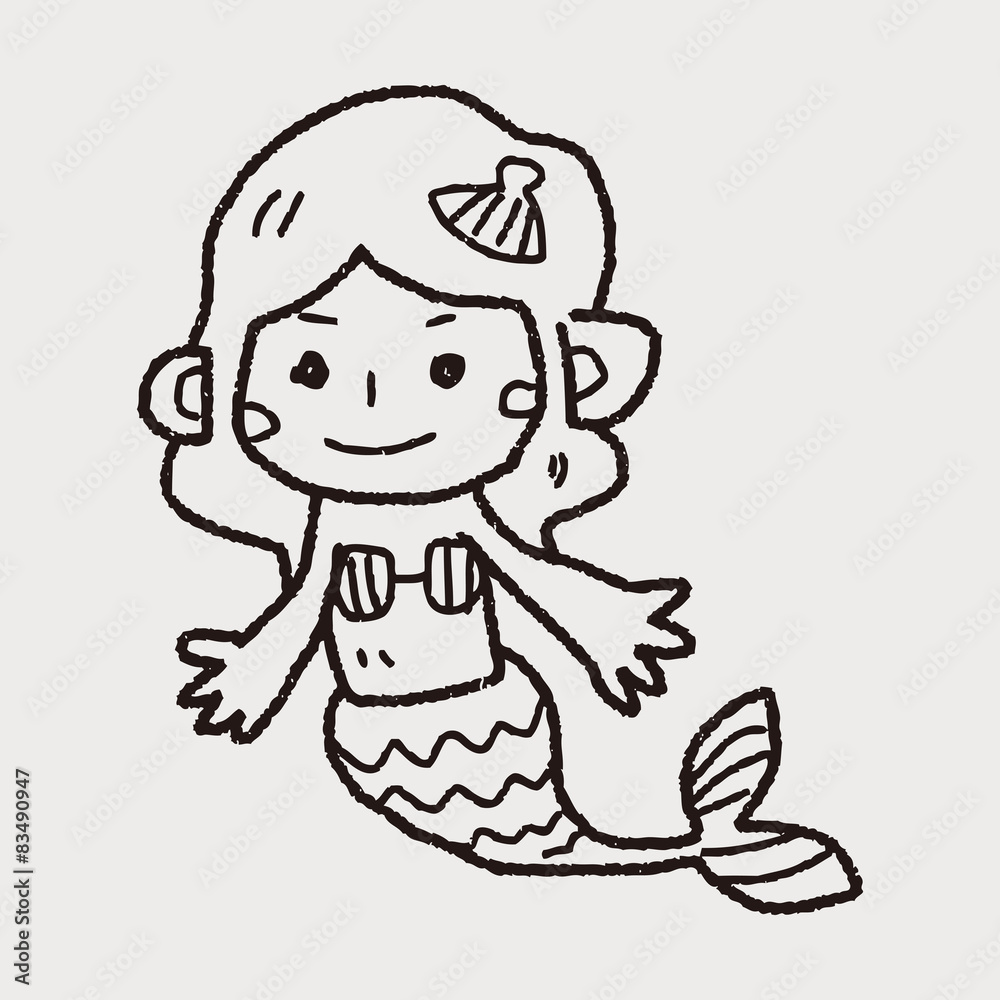 Mermaid doodle Mermaid doodle