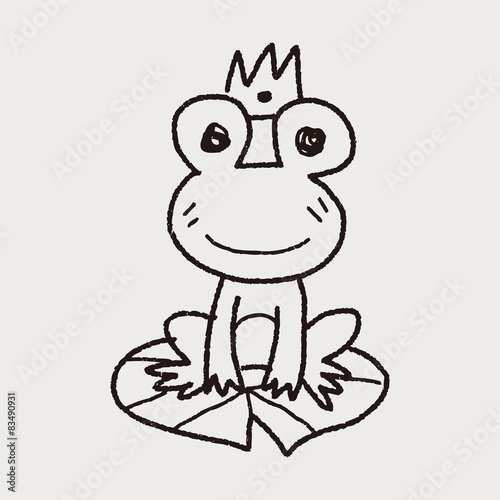 frog prince doodle