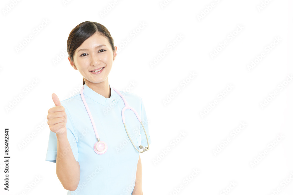 笑顔の看護師 笑顔の看護師
