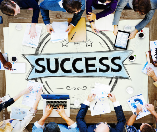 Success Successful Goal Achievement Complete Concept © Rawpixel.com