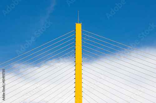 suspension bridge pillar