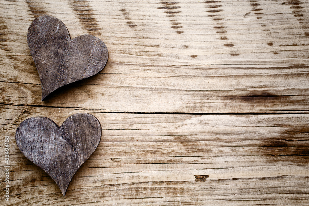 Obraz premium Rustic heart.