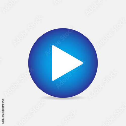 Free Download Play button web icon - GFXLoad