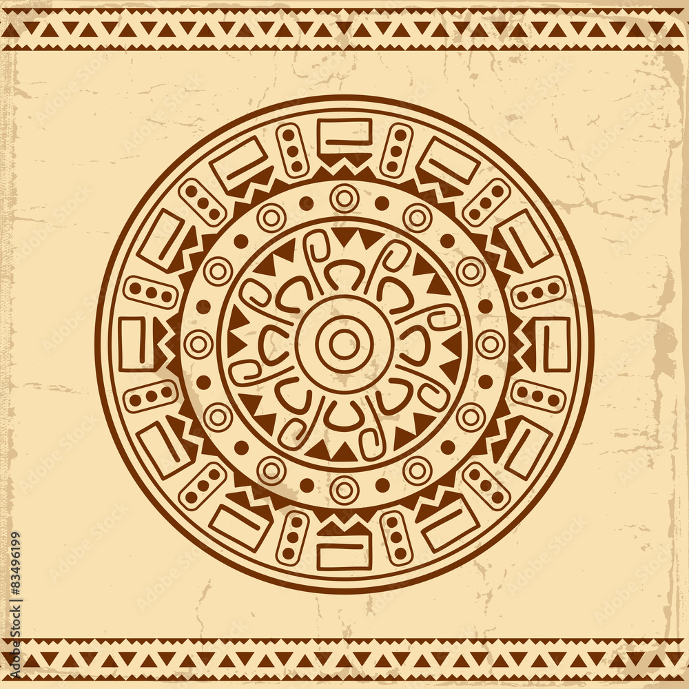 Beautiful Mexican ethnic ornament Beautiful Mexican ethnic ornament