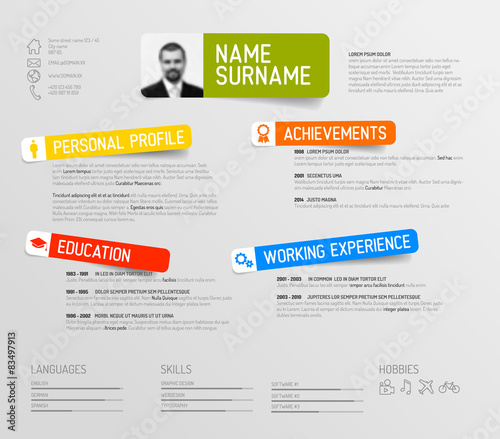 cv / resume template