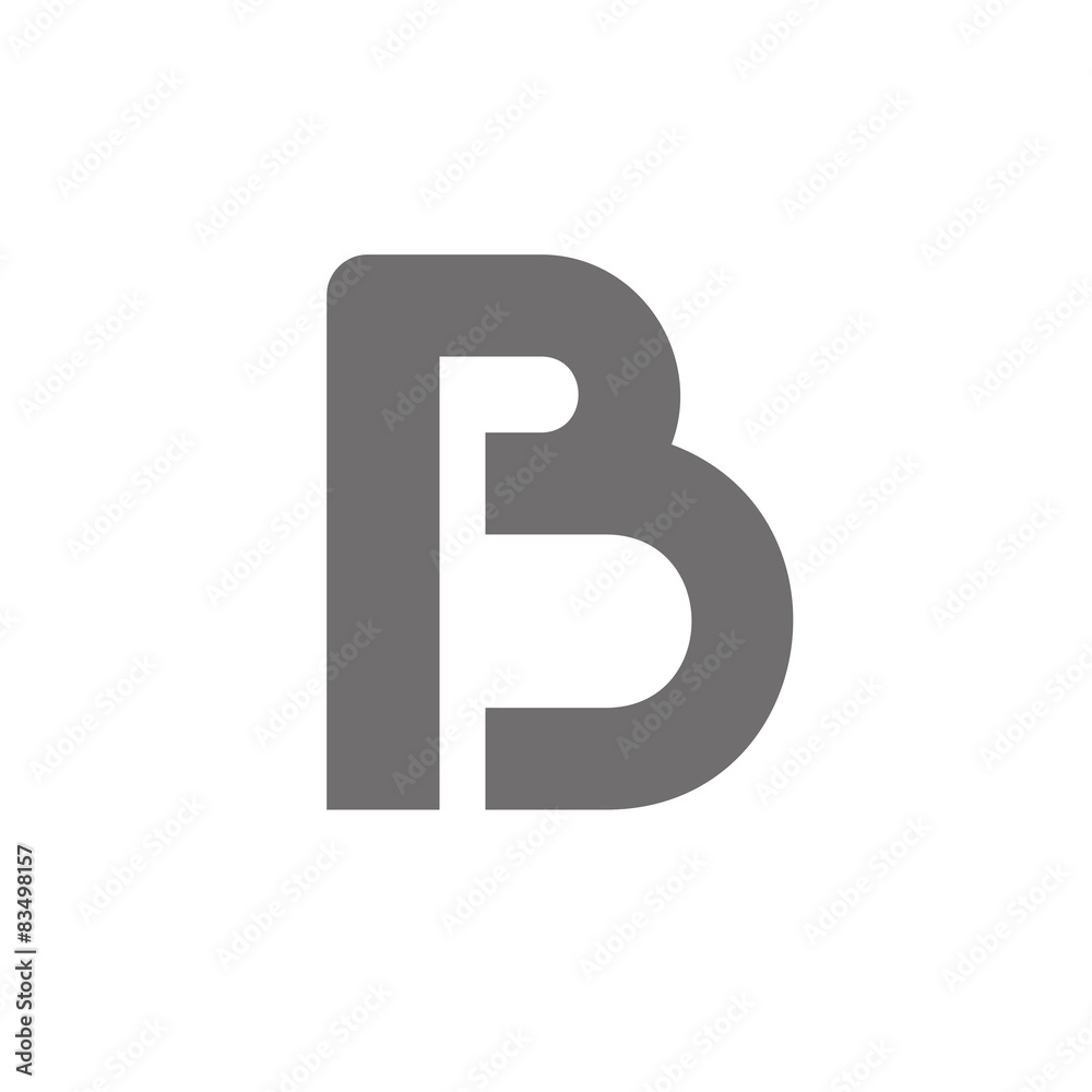 Letter B Logo Concept Icon. Vector Letter B Logo Concept Icon. Vector