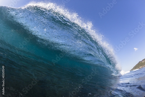 Wave Inside Hollow Blue 