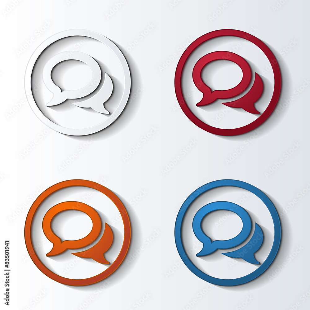 Fototapeta premium icon4colors_circle_frame_088