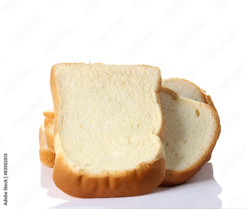 wheaten bread isolated on white background wheaten bread isolated on white background