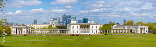 Tableau sur toile View of the National Maritime Museum in Greenwich, London