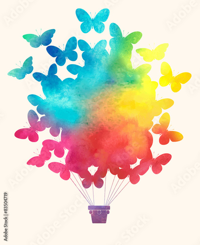 Watercolor_vintage_hot_air_balloon_Celebration_festive_backgroun