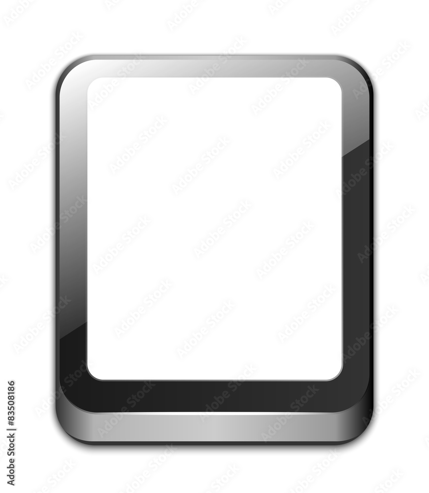 Tablet icon with blank white screen and space for your text. Vec Tablet icon with blank white screen and space for your text. Vec