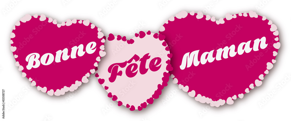 Motif Cœur Fête des Mères 1b Motif Cœur Fête des Mères 1b