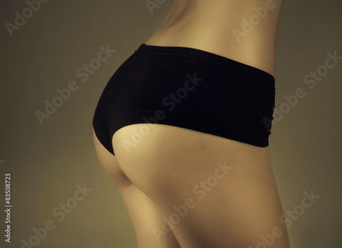 young buttocks of woman