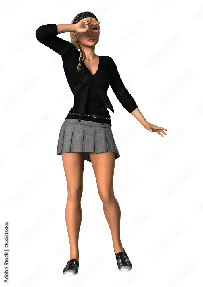 Fototapeta premium Teen Girl