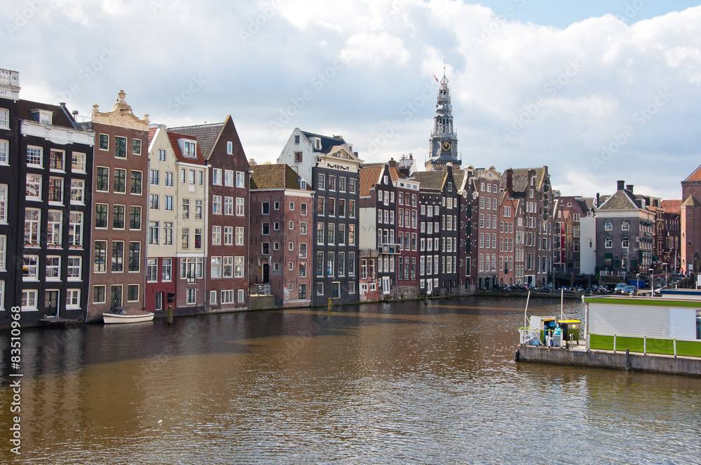 Amsterdam cityscape, the Netherlands.