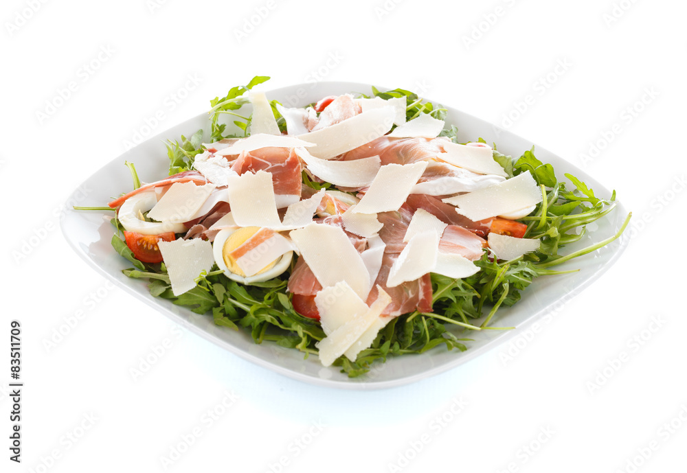 Tasty raw meat salad