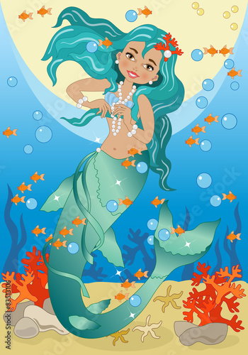 Mermaid Underwater