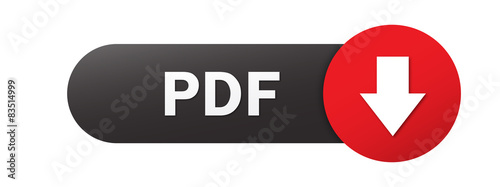 Black and red PDF vector web button photo