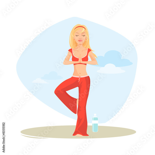 Woman In A Relax Position