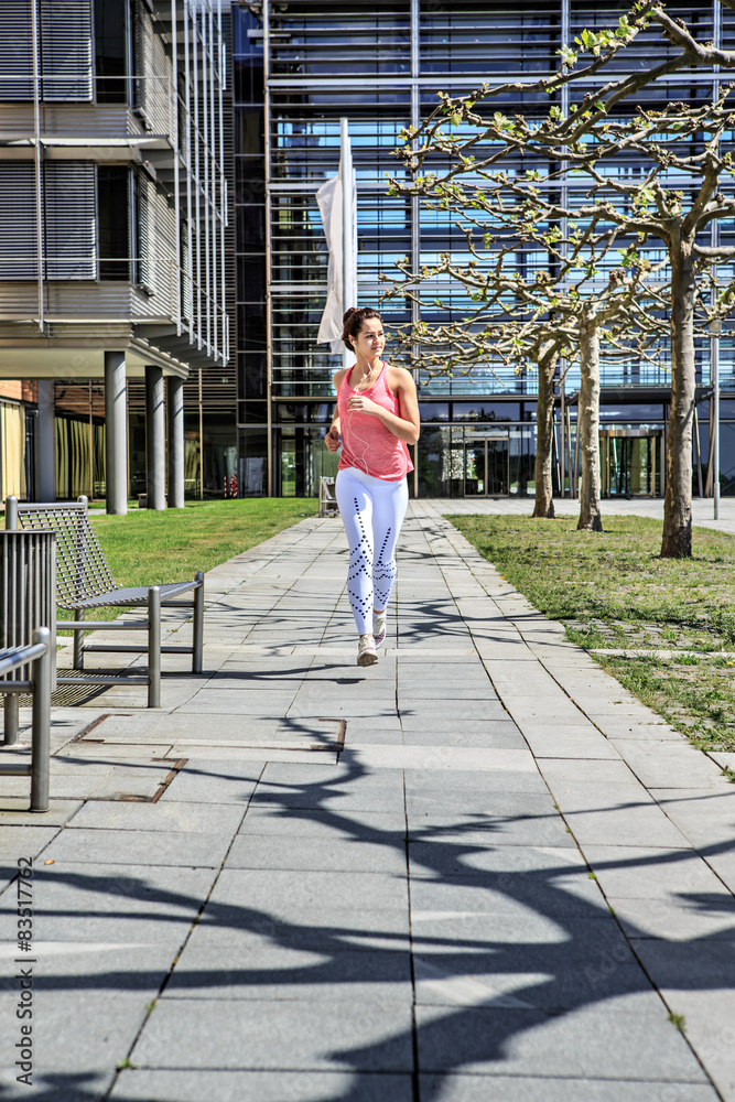 Fototapeta premium jogging woman