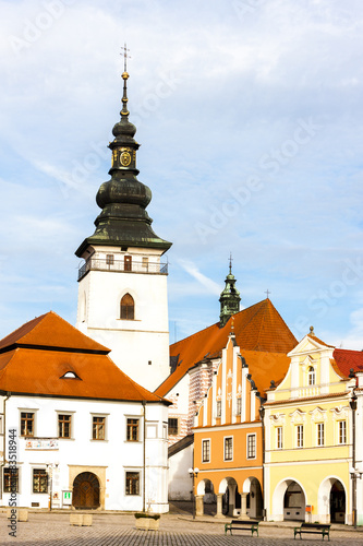 Masaryk Square, Pelhrimov, Czech Republic