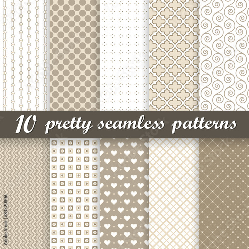 collection seamless pretty backgrounds