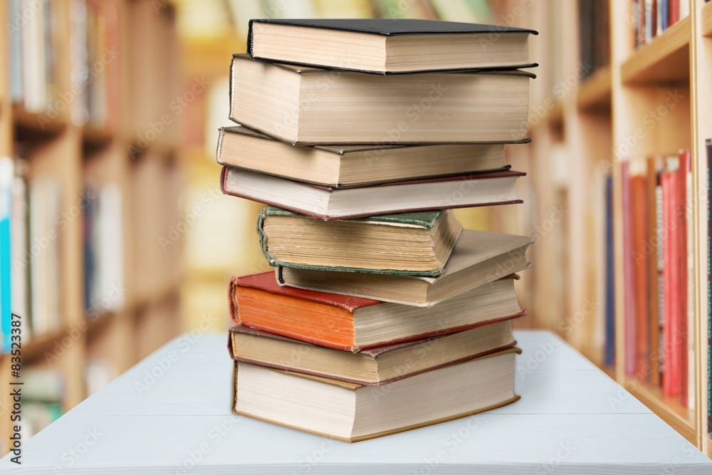 Stack, school, literature. Stack, school, literature.