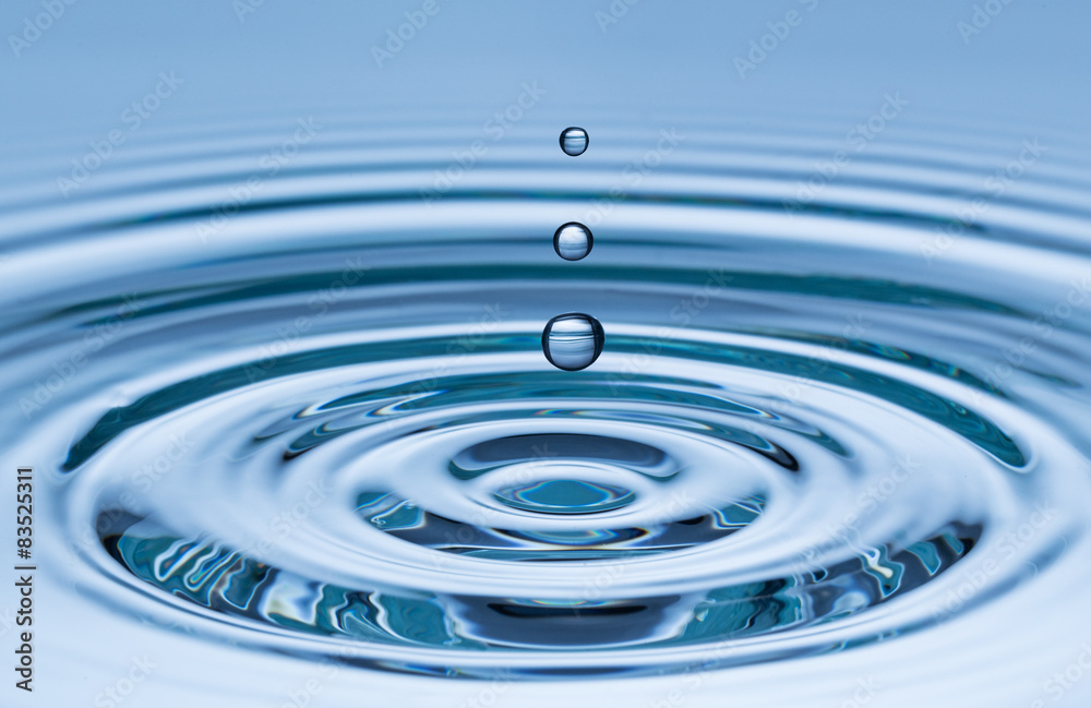 Water drop in freeze motion Water drop in freeze motion