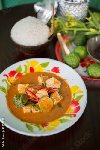 Thai red curry.