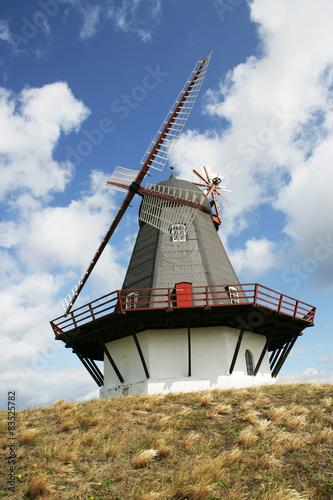 Sonderho windmill against cloudy sky photo