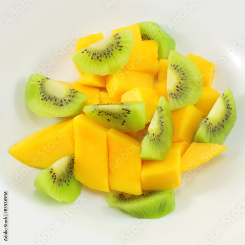 Mango isolated on white background 