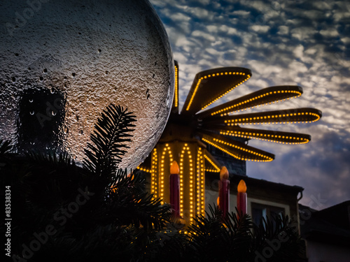 Germany, Heidelberg, Christmas market