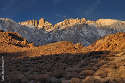 USA, California, Mount Whitney and Alabama Hills photo